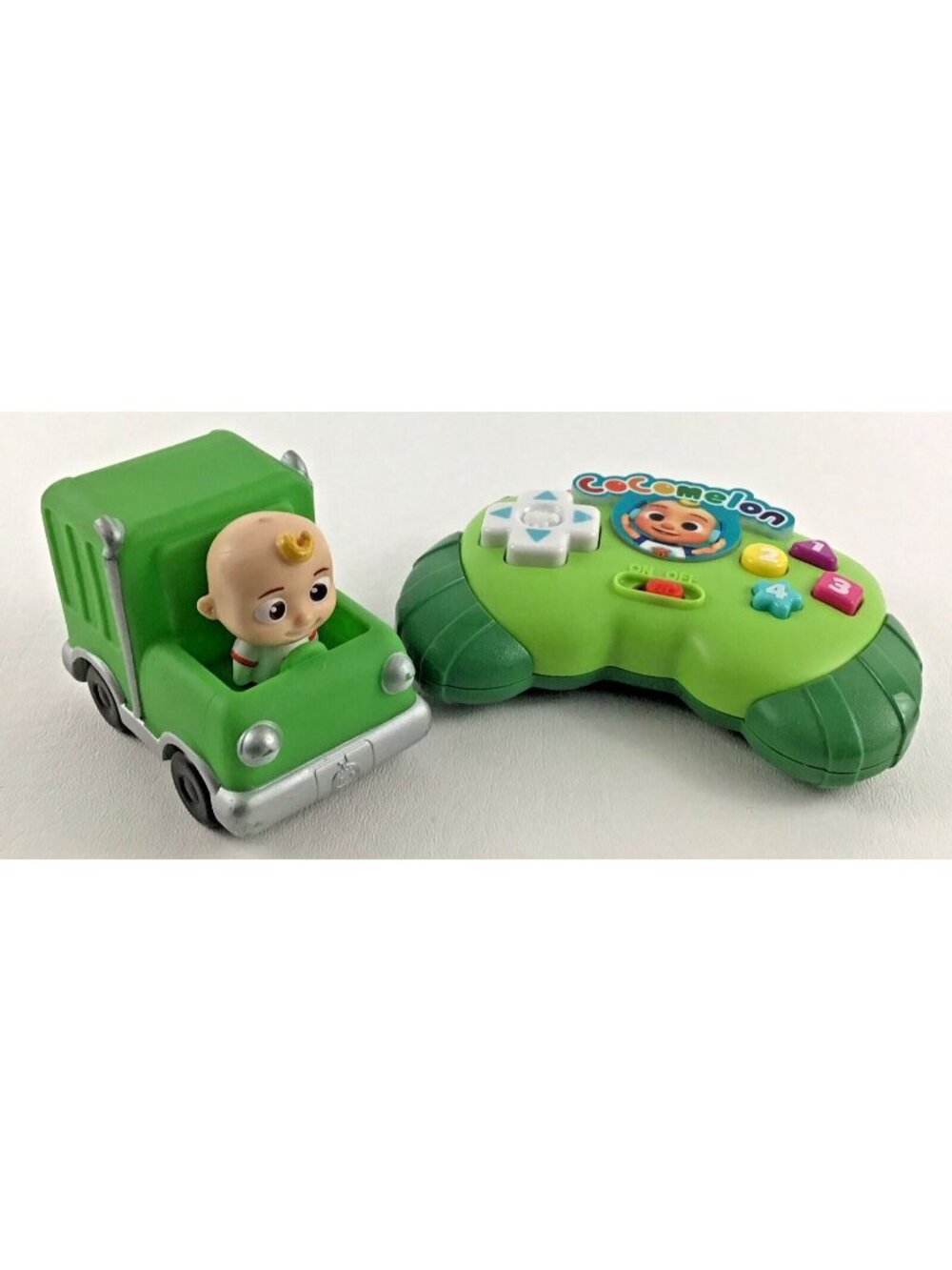 Cocomelon Lots To Learn Game Controller Green Trash Truck Push Vehicle Lot 2020